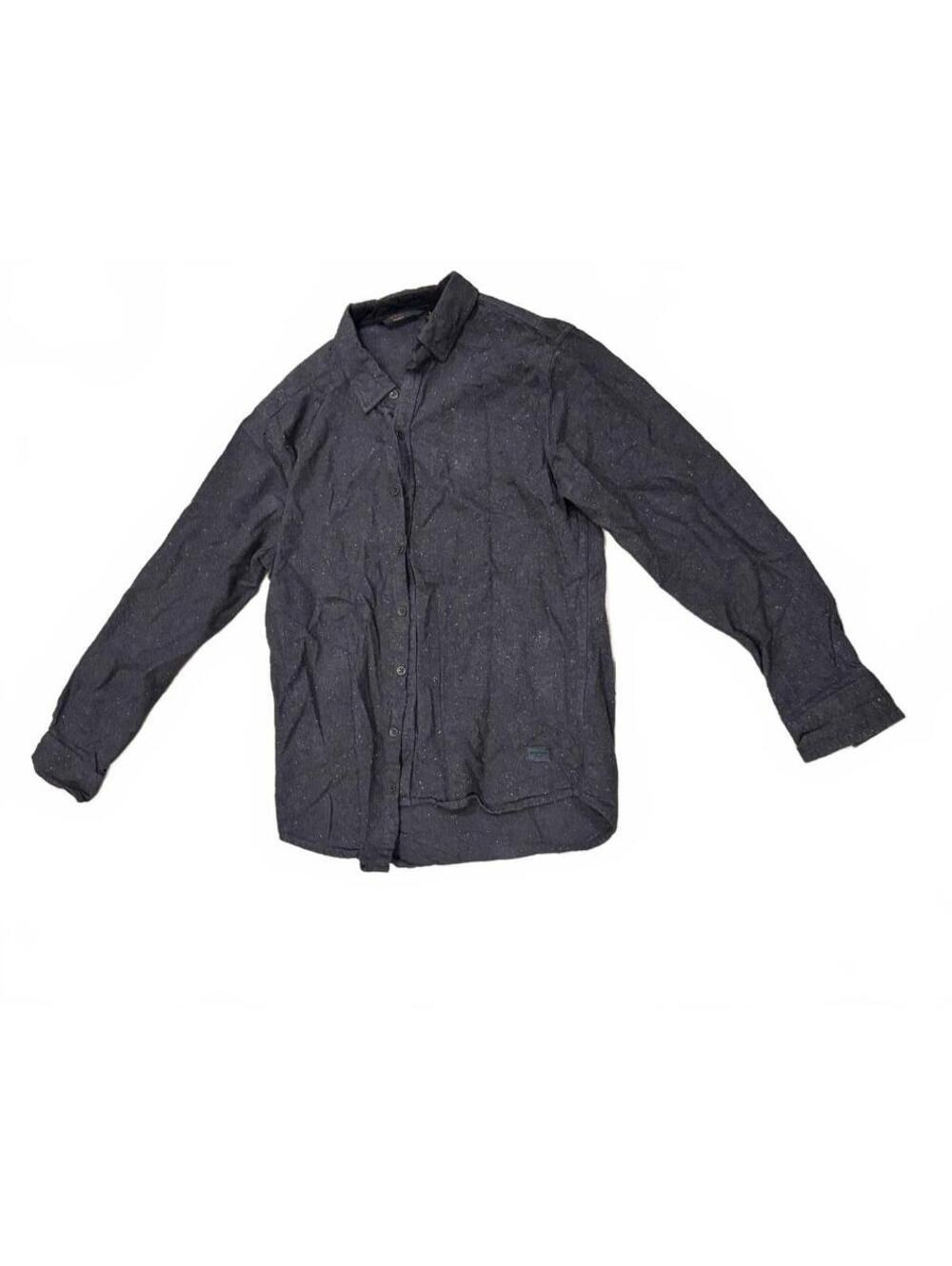 Outpost Makers Men's Dark Gray Button-Up Shirt Large